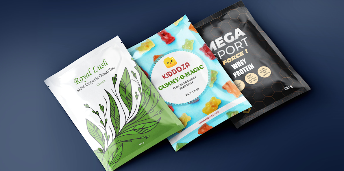 Flat Pouches Custom Flat Barrier Pouches with Zipper VistaPrint
